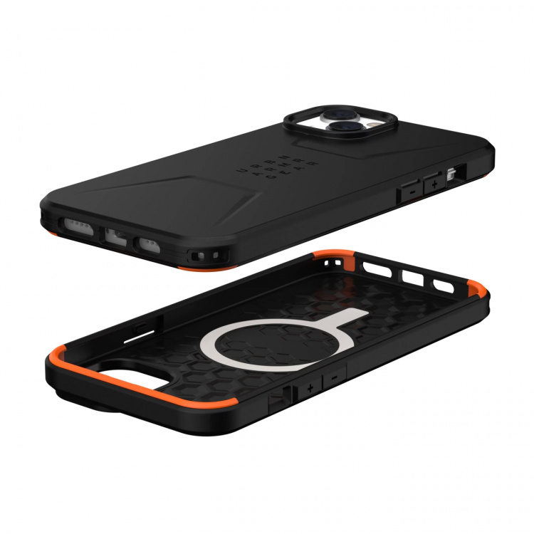 Urban Armor Gear iPhone 14 Plus siviilimagulaari - musta Urban Armor Gear iPhone 14 Plus siviilimagulaari - musta