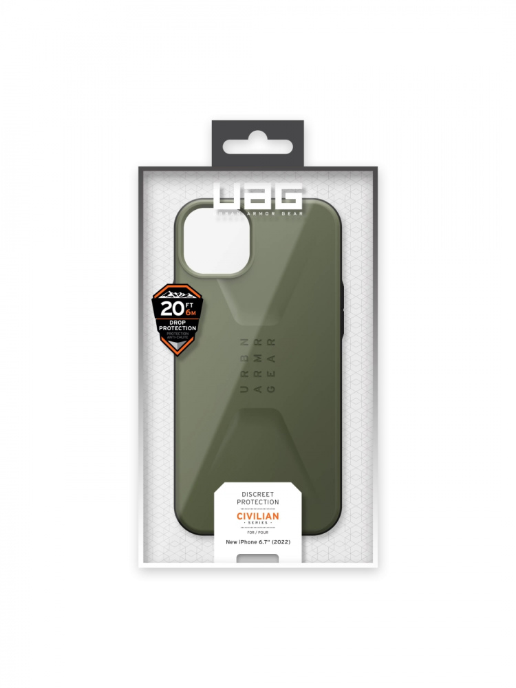 Urban Armor Gear iPhone 14 Plus Civilian - Olive