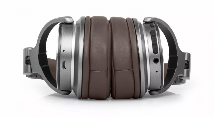 MUSE M-278 BT headphones Over-ear BT Alu brown