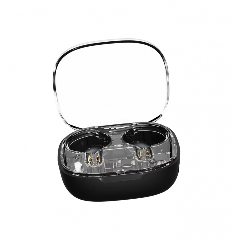 Streetz T150 TWS earphones, Transparent, Black Streetz T150 TWS earphones, Transparent, Black