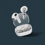 Streetz T150 TWS earphones, Transparent White