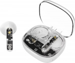 Streetz T150 TWS earphones, Transparent White