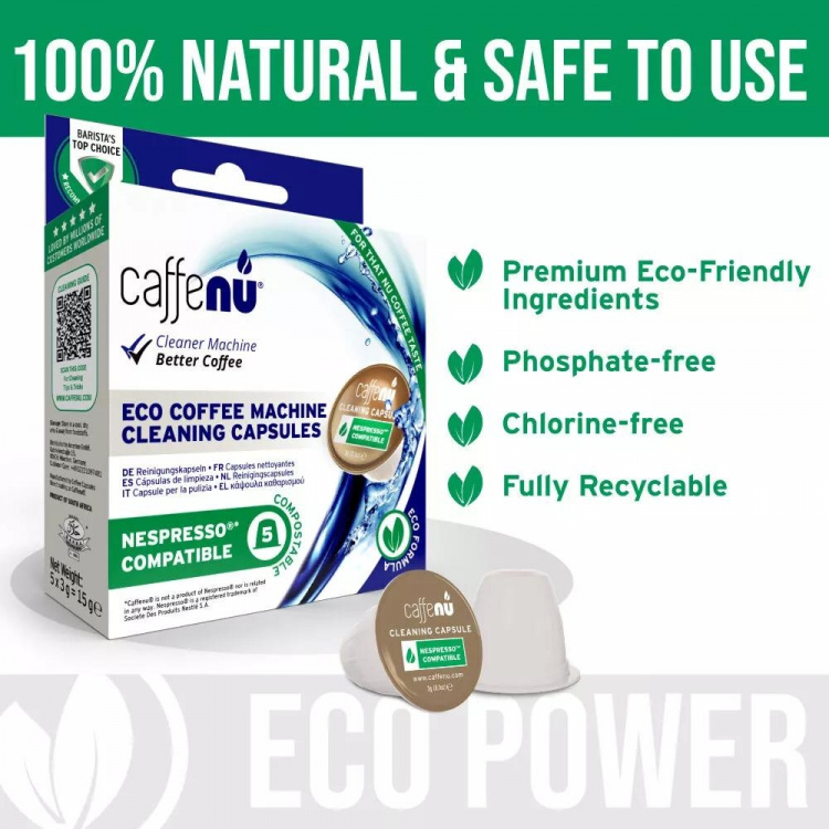 caffenu Eco Formula Cleaning Capsules Nespresso comp. 5pk