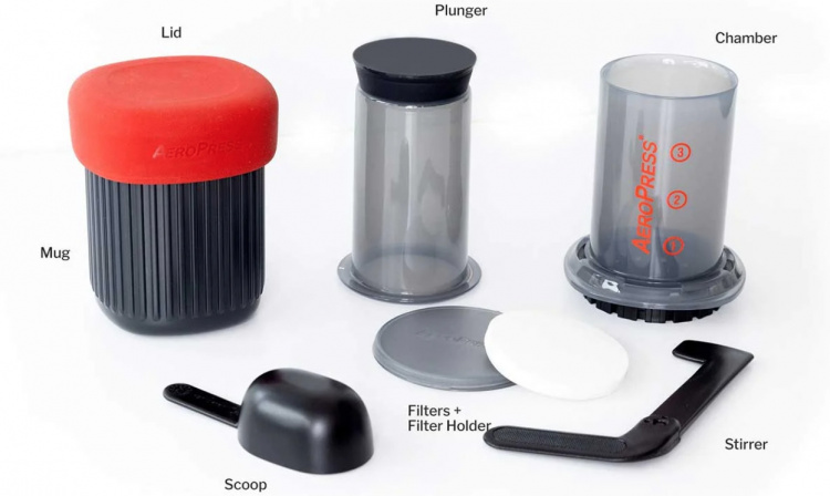 Aerobie AeroPress Go -kahvinvalmistuslaite Aerobie AeroPress Go -kahvinvalmistuslaite