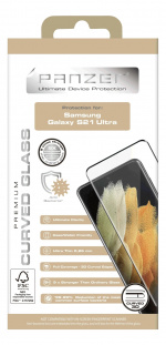 panzer Galaxy S21 Ultra Curved Glass black
