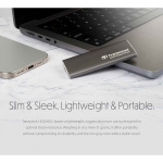Transcend Portabel SSD ESD256C USB-C 2TB 10Gbps (R1050/W950 Mb/s) Aluminium Transcend Portabel SSD ESD256C USB-C 2TB 10Gbps (R1050/W950 Mb/s) Aluminium