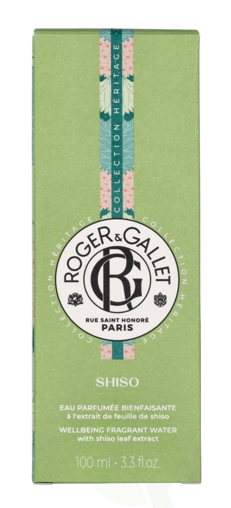 Roger & Gallet Shiso Wellbeing Fragrant Water 100 ml Natural Spray