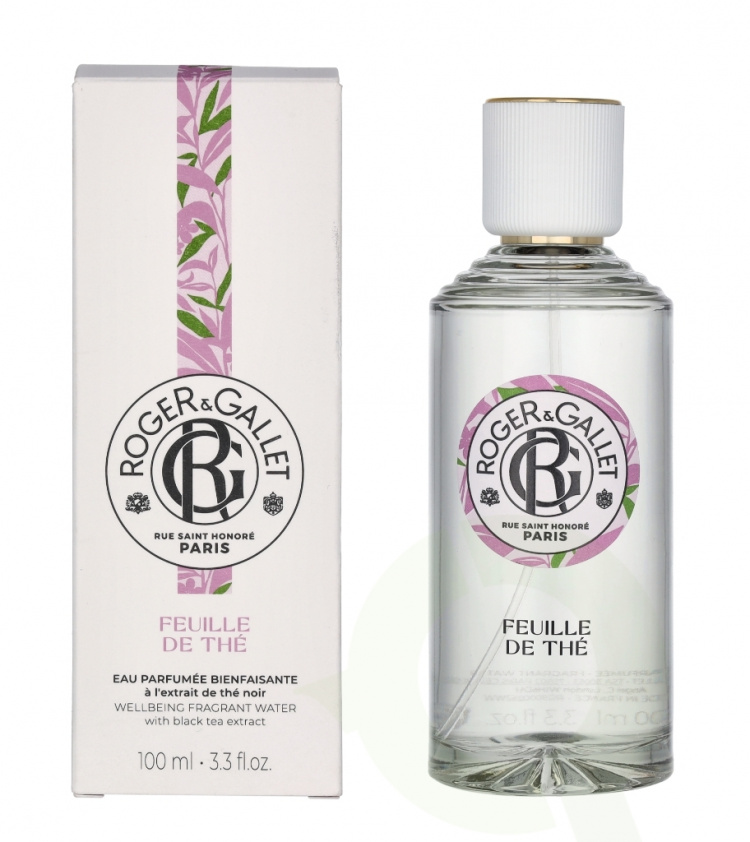 Roger & Gallet Feuille De The Wellbeing Fragrant Water 100 ml Natural Spray