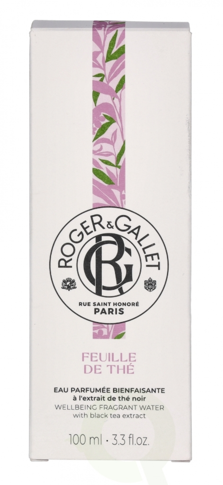 Roger & Gallet Feuille De The Wellbeing Fragrant Water 100 ml Natural Spray