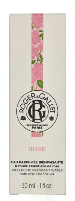 Roger & Gallet Rose Wellbeing Fragrant Water 30 ml Natural Spray