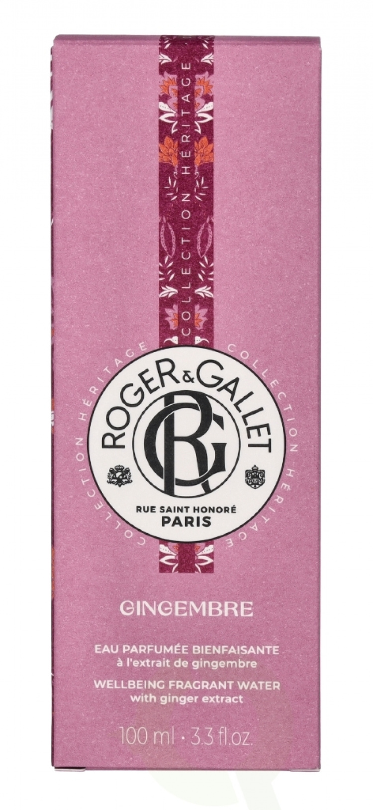 Roger & Gallet Gingembre Wellbeing Fragrant Water 100 ml Natural Spray
