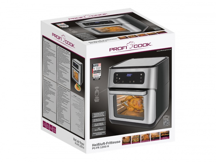 ProfiCook PC-FR 1200 H Airfryer 1500W Stainless steel/black