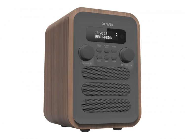 Denver DAB-48 DAB bärbar radio Grå Denver DAB-48 DAB bärbar radio Grå
