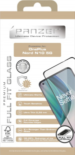 panzer OnePlus Nord N10 5G, Full-fit Glass, Black