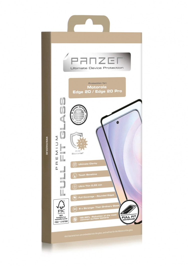 panzer Motorola Edge 20 Full-Fit Glass Black