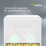 Varta Plug Charger, includes 4x AA 2100 mAh Varta Plug Charger, includes 4x AA 2100 mAh