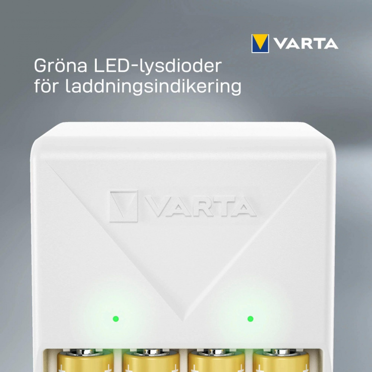 Varta Plug Charger, includes 4x AA 2100 mAh Varta Plug Charger, includes 4x AA 2100 mAh