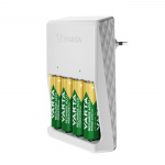 Varta Plug Charger, includes 4x AA 2100 mAh Varta Plug Charger, includes 4x AA 2100 mAh