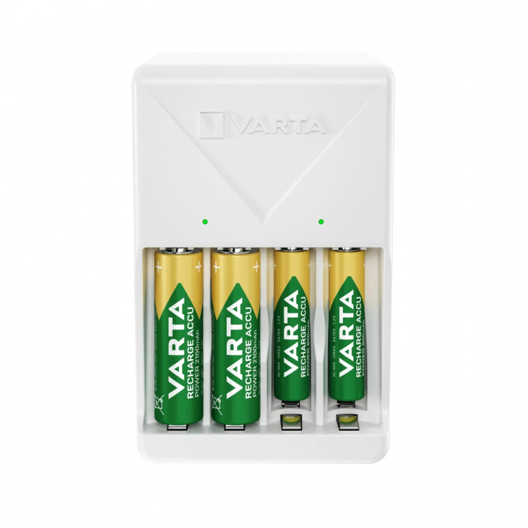 Varta Plug Charger, includes 4x AA 2100 mAh Varta Plug Charger, includes 4x AA 2100 mAh