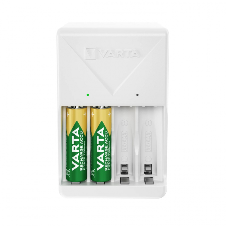 Varta Plug Charger, includes 4x AA 2100 mAh Varta Plug Charger, includes 4x AA 2100 mAh