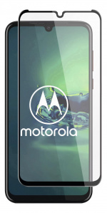panzer Motorola Moto G8 Plus, Full-Fit Glass, black