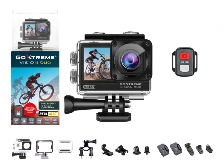 Easypix GoXtreme Vision DUO 4K-toimintakamera