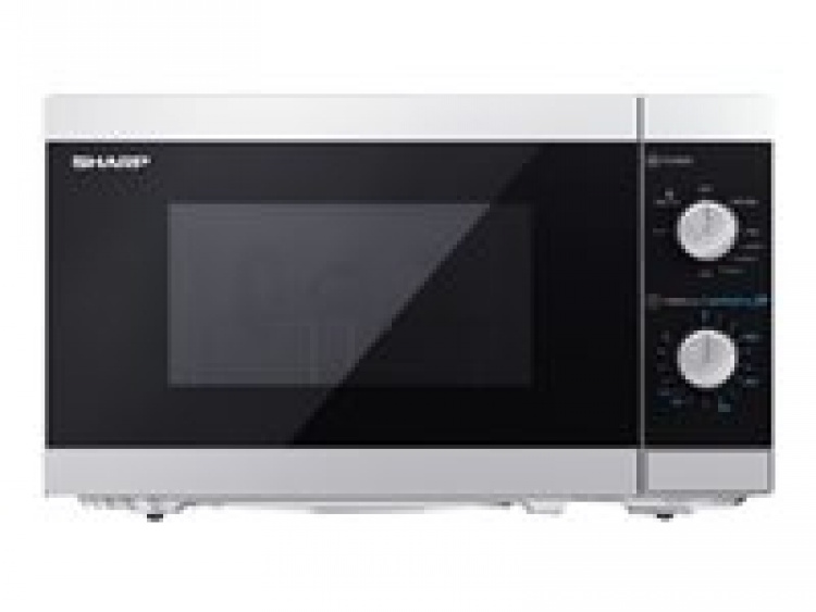 Sharp YC-MG01E-S Mikrovågsugn med grill Silver/svart Sharp YC-MG01E-S Mikrovågsugn med grill Silver/svart