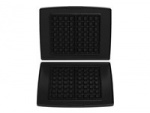 FRITEL Plate set for Belgian waffles Gray