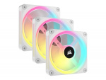 Corsair iCUE LINK QX120 RGB Fläkt 3-pack Vit 120 mm