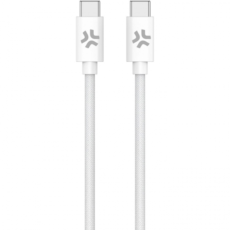 Celly USB-C - USB-C-kabel 60W 1,5 m Vit Celly USB-C - USB-C-kabel 60W 1,5 m Vit