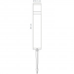 LightsOn Polly Pollare 38cm 350lm 3000K 5W Antracit LightsOn Polly Pollare 38cm 350lm 3000K 5W Antracit