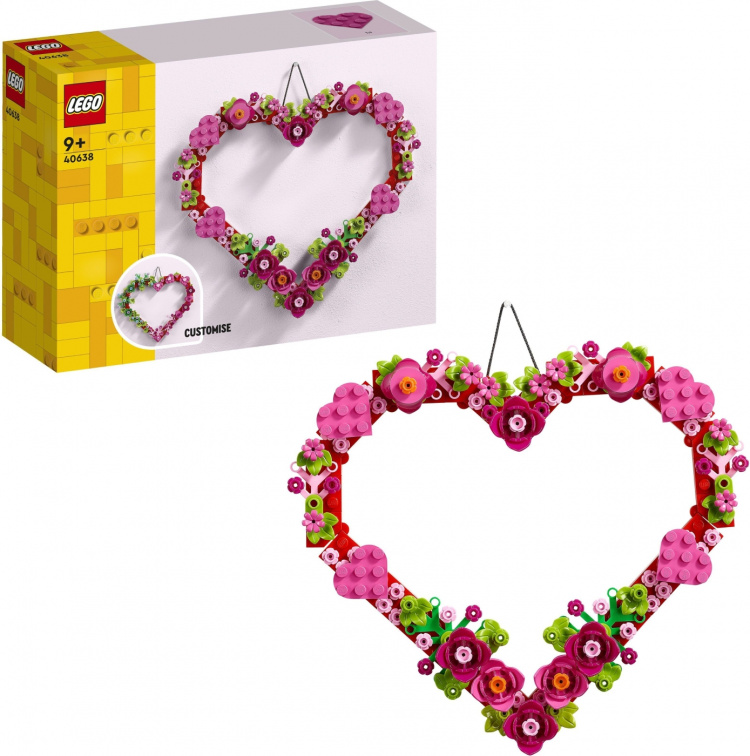 LEGO Iconic 40638 - Sydänkoriste LEGO Iconic 40638 - Sydänkoriste