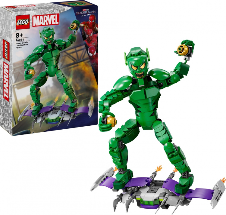 LEGO Super Heroes Marvel 76284 - Rakennettava Vihreä Menninkäinen ‑hahmo LEGO Super Heroes Marvel 76284 - Rakennettava Vihreä Menninkäinen ‑hahmo