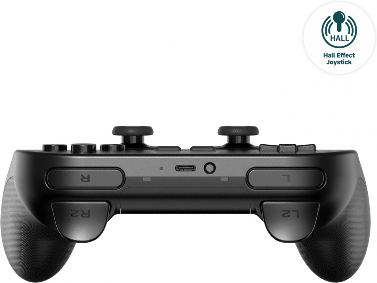 8Bitdo PRO 2 - Hall Edition -langaton peliohjain, musta, Switch / PC / Android