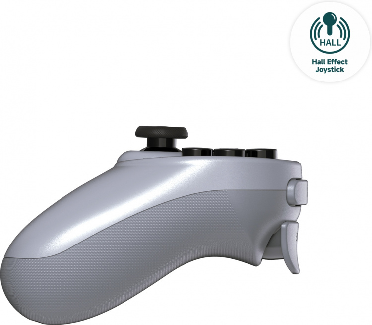 8Bitdo PRO 2 - Hall Edition -langaton peliohjain, harmaa, Switch / PC / Android