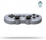 8Bitdo SN30 Pro - Hall Edition -langaton peliohjain, harmaa, Switch / PC / Android