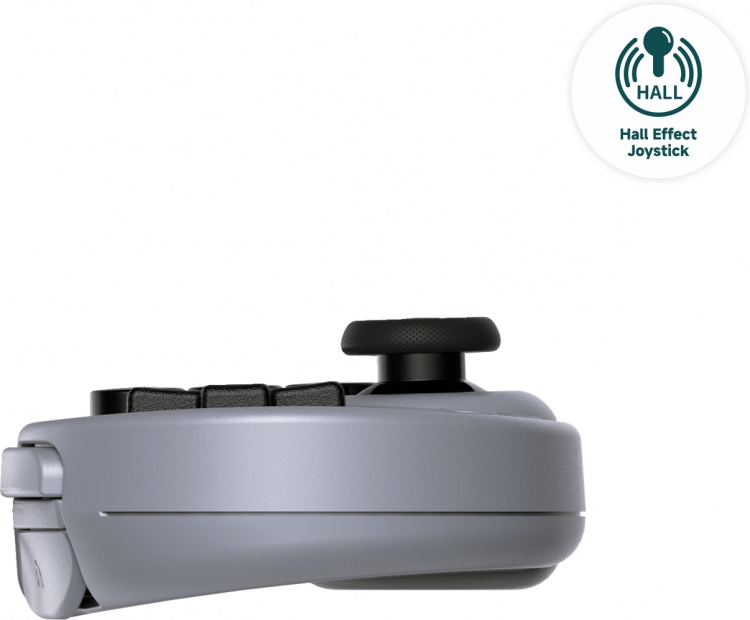 8Bitdo SN30 Pro - Hall Edition -langaton peliohjain, harmaa, Switch / PC / Android