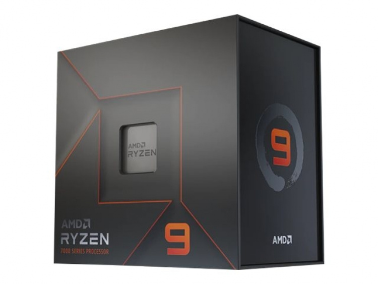 AMD CPU Ryzen 9 7900X 4,7 GHz 12-kärnig AM5 (WOF - med kylare) AMD CPU Ryzen 9 7900X 4,7 GHz 12-kärnig AM5 (WOF - med kylare)