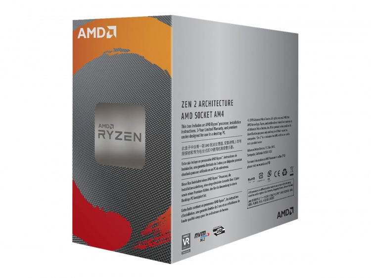 AMD CPU Ryzen 5 2400G 3.6GHz Quad-Core AM4 (TRAY - u/køler)