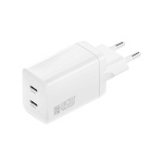 4smarts Wall Charger PDPlug Dual 45W GaN 2C white
