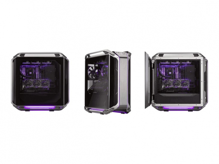 Cooler Master Cosmos C700M Tower Extended ATX Ingen strömförsörjning Svart