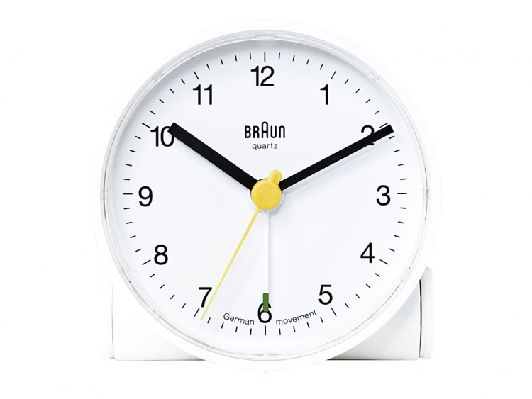 Braun BNC001 Alarm Clock White Analog