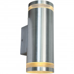 Llitt Nils II Väggarmatur 2xGU10-sockel IP44 Aluminium Llitt Nils II Väggarmatur 2xGU10-sockel IP44 Aluminium