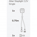 Llitt Allan Steplight 1-pack 12V 3000K 5lm IP67 Llitt Allan Steplight 1-pack 12V 3000K 5lm IP67
