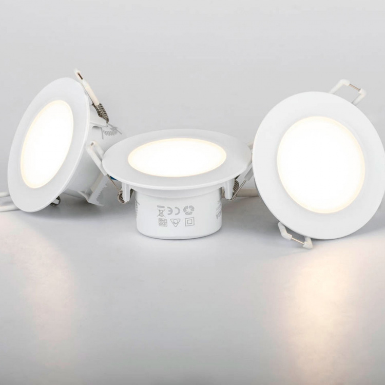Llitt Doris 230V Dimbar downlight spotlight 3000K 400lm IP65 Vit Llitt Doris 230V Dimbar downlight spotlight 3000K 400lm IP65 Vit