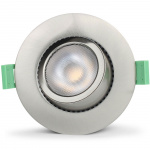 Llitt Ellen Infälld downlight Dim-to-Warm 520lm IP65 1-pack Borstad stål Llitt Ellen Infälld downlight Dim-to-Warm 520lm IP65 1-pack Borstad stål