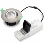 Llitt Ellen Infälld downlight Dim-to-Warm 520lm IP65 1-pack Borstad stål Llitt Ellen Infälld downlight Dim-to-Warm 520lm IP65 1-pack Borstad stål