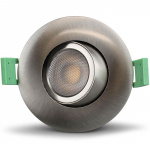 Llitt Ellen Infälld downlight Dim-to-Warm 520lm IP65 1-pack Borstad stål Llitt Ellen Infälld downlight Dim-to-Warm 520lm IP65 1-pack Borstad stål