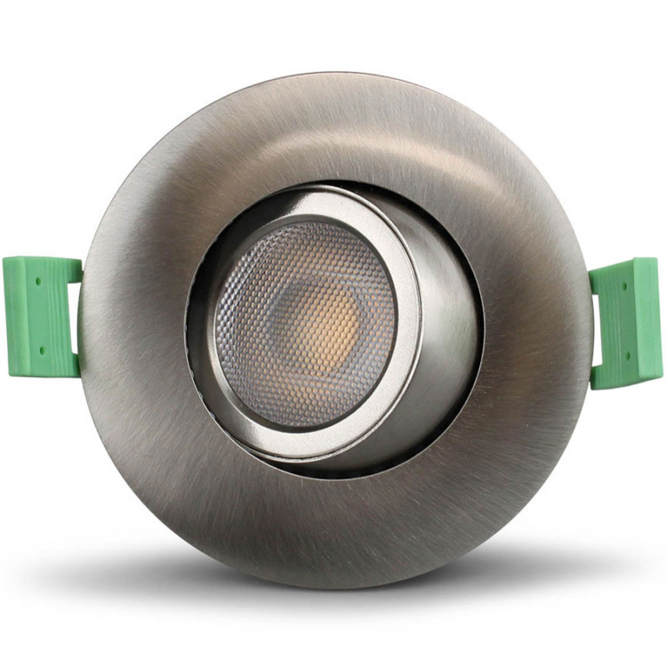 Llitt Ellen Infälld downlight Dim-to-Warm 520lm IP65 1-pack Borstad stål Llitt Ellen Infälld downlight Dim-to-Warm 520lm IP65 1-pack Borstad stål