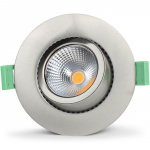 Llitt Lisa Dimbar Infälld downlight 3000K 600lm IP65 1-pack Borstad stål Llitt Lisa Dimbar Infälld downlight 3000K 600lm IP65 1-pack Borstad stål